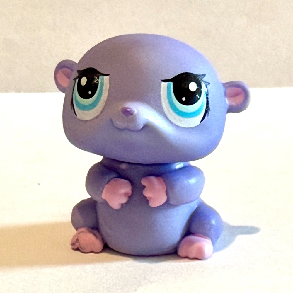 Littlest Pet Shop LPS 1349 Hamster Purple ~ AUTHENTIC